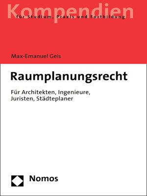 cover image of Raumplanungsrecht